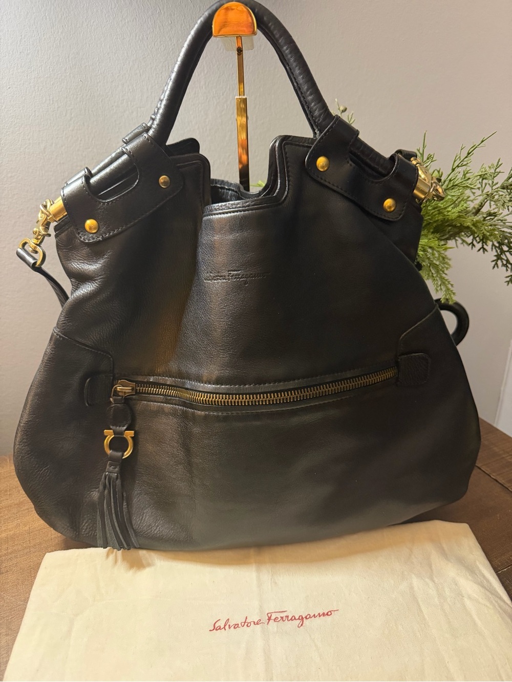 Salvatore Ferragamo Gancini Crossbody Bag